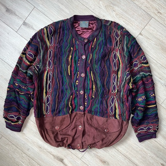 COOGI Other - 80’s -90’s Coogi Australia Button Up Sweater/ Jacket